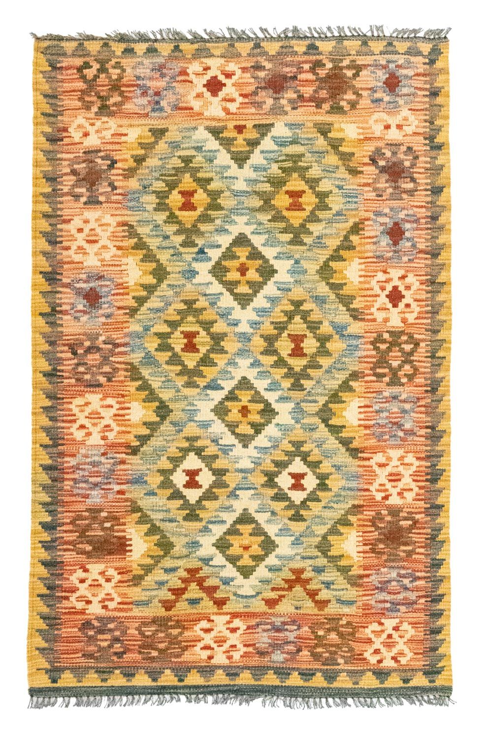 Kelim Rug - Oriental - 131 x 83 cm - multicolored