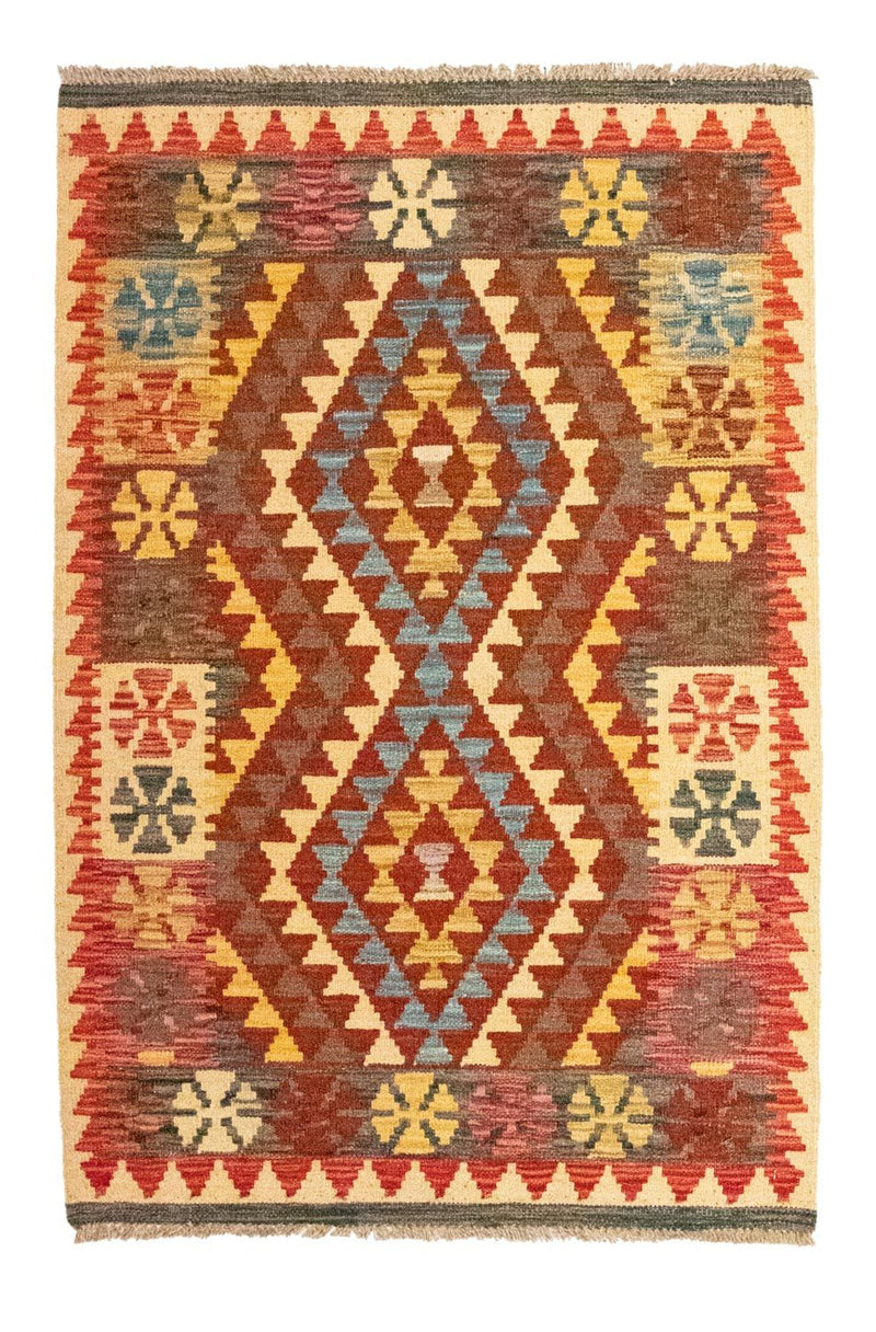 Kelim Rug - Oriental - 120 x 79 cm - orange