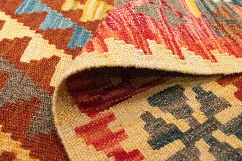 Kelim Rug - Oriental - 120 x 79 cm - orange