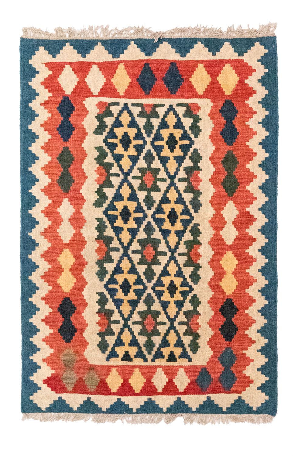 Kelim Rug - Oriental - 124 x 84 cm - multicolored