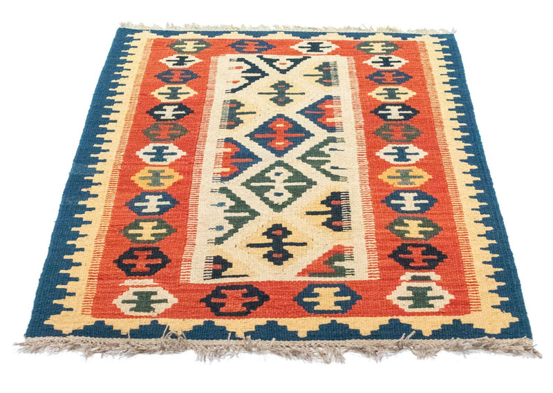 Kelim Rug - Oriental - 121 x 82 cm - beige