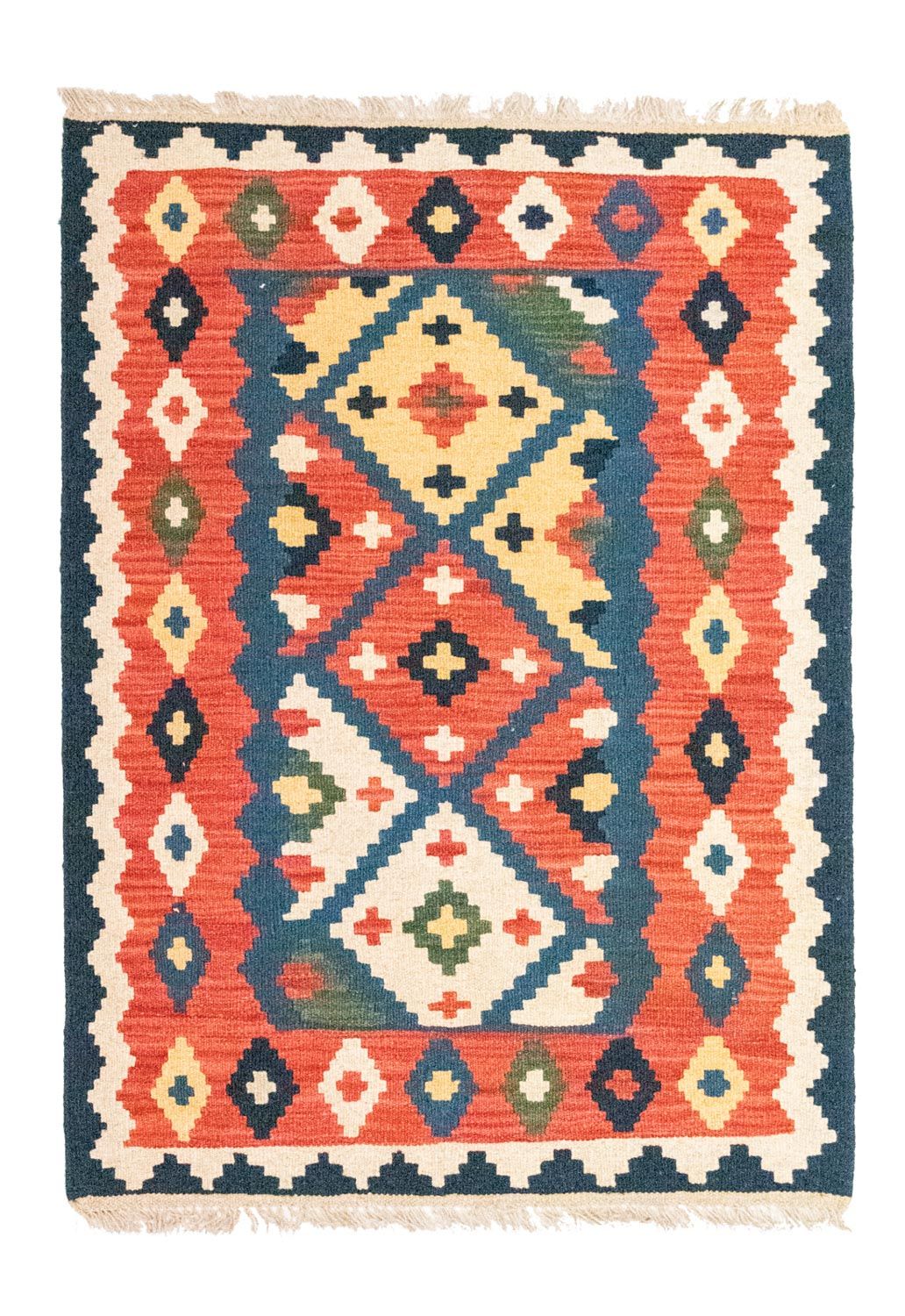 Kelim Rug - Oriental - 123 x 83 cm - orange