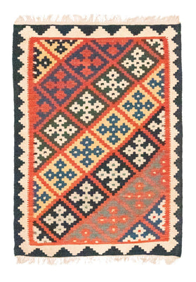 Kelim Rug - Oriental - 122 x 90 cm - orange