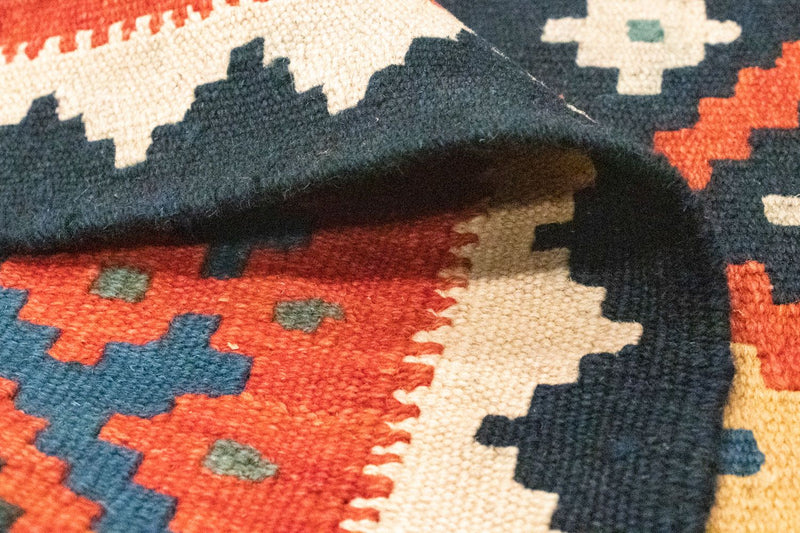 Kelim Rug - Oriental - 122 x 90 cm - orange