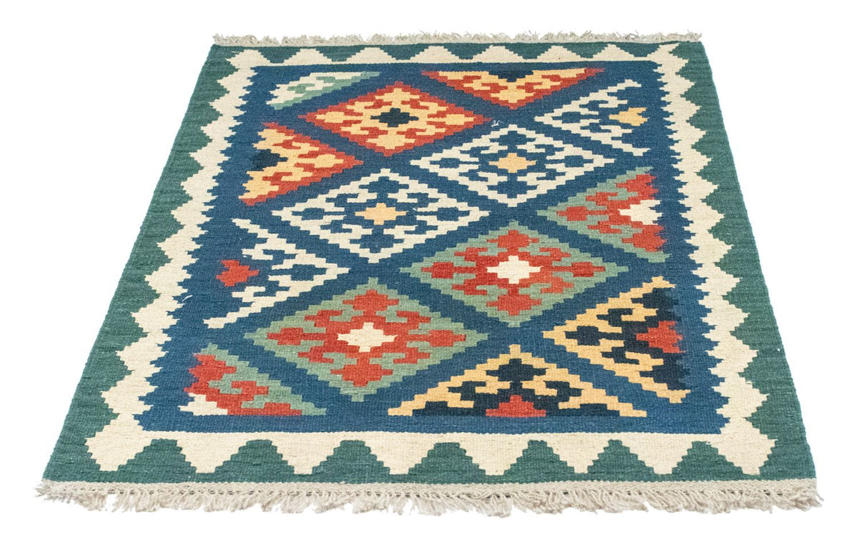 Kelim Rug - Oriental - 123 x 84 cm - blue