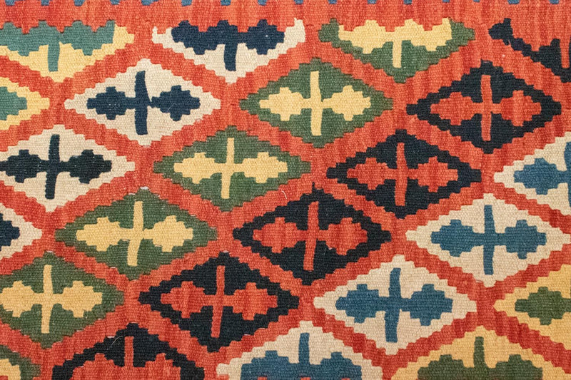 Kelim Rug - Oriental - 126 x 83 cm - orange