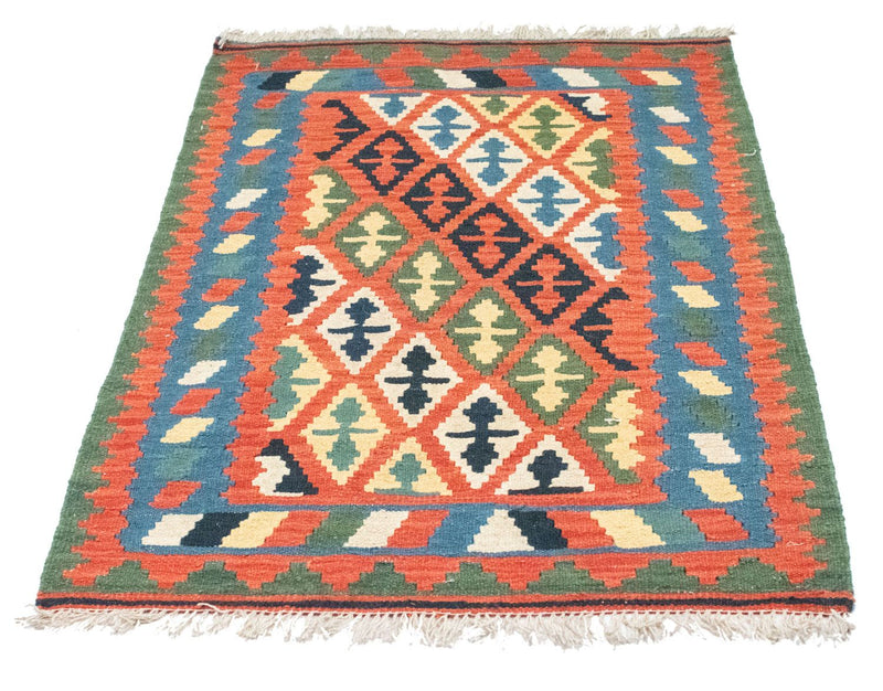 Kelim Rug - Oriental - 126 x 83 cm - orange