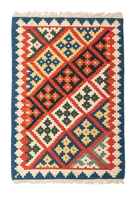 Kelim Rug - Oriental - 121 x 85 cm - multicolored