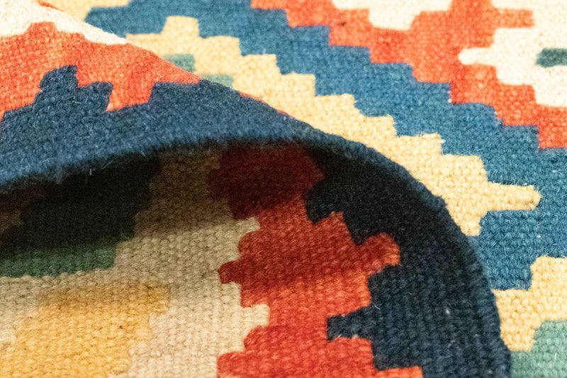 Kelim Rug - Oriental - 126 x 83 cm - blue