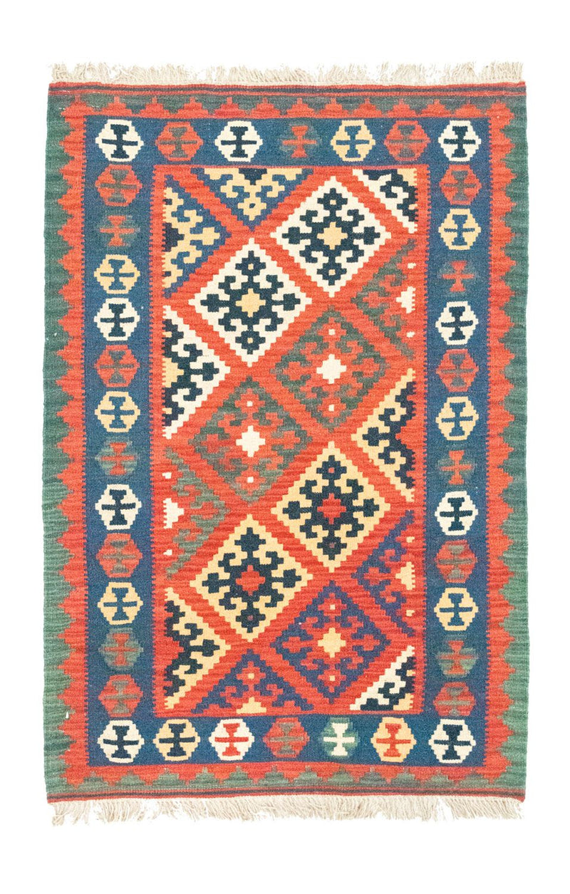 Kelim Rug - Oriental - 126 x 85 cm - orange