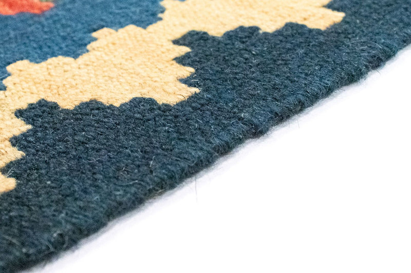 Kelim Rug - Oriental - 125 x 85 cm - blue