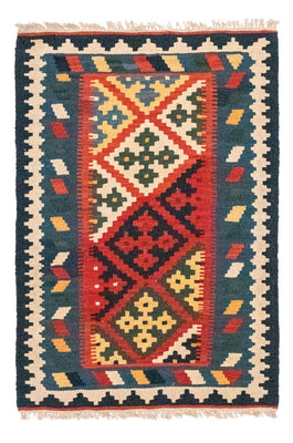 Kelim Rug - Oriental - 121 x 81 cm - red