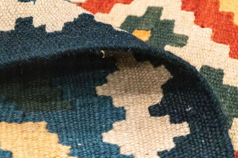 Kelim Rug - Oriental - 121 x 81 cm - red