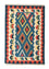 Kelim Rug - Oriental - 121 x 80 cm - blue