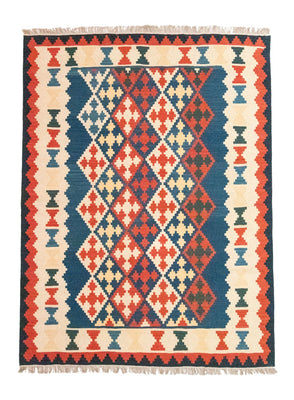Kelim Rug - Oriental - 240 x 185 cm - blue