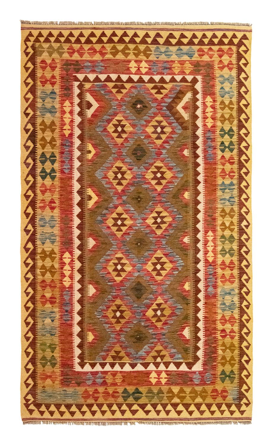 Kelim Rug - Oriental - 256 x 151 cm - brown