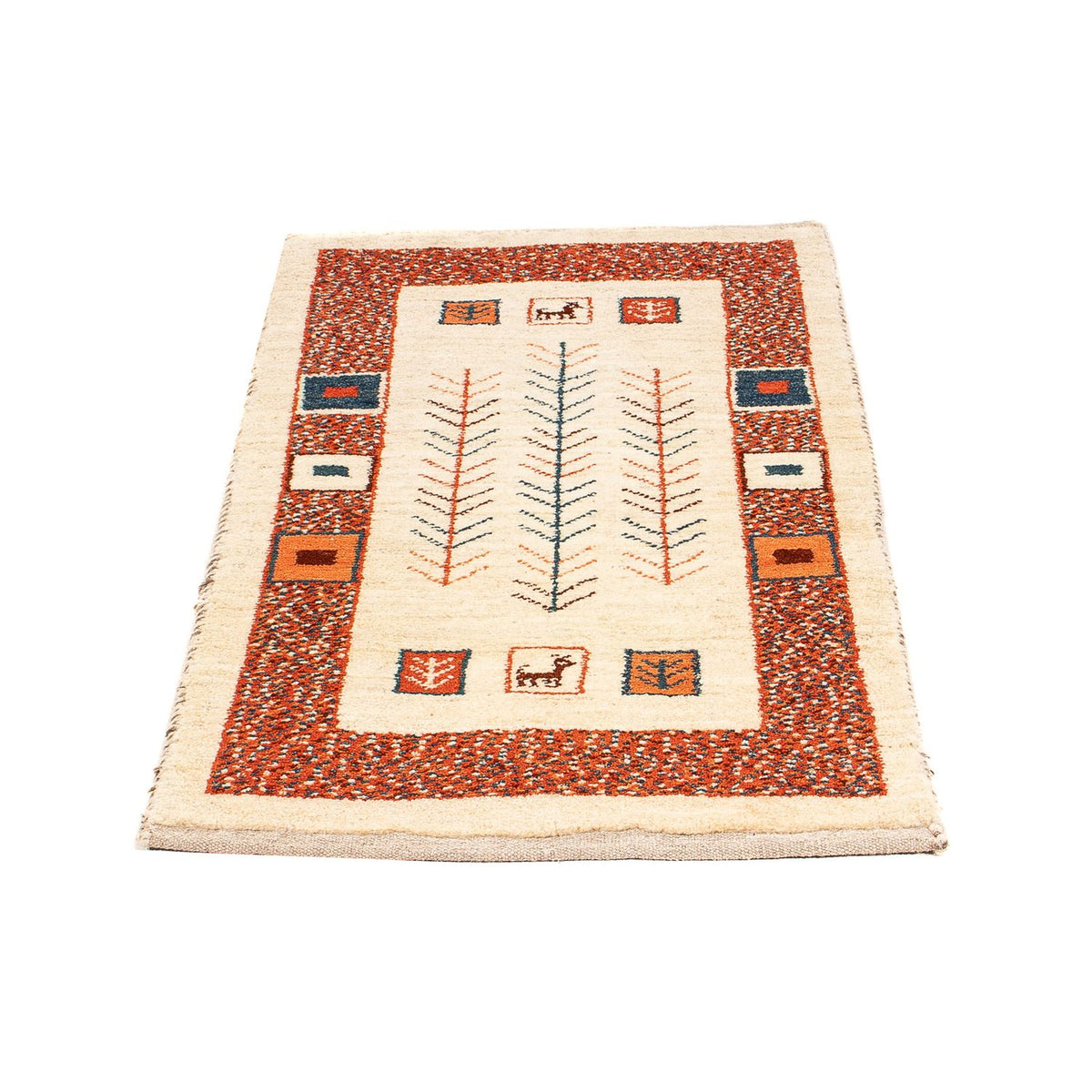 Gabbeh Rug - Perser - 102 x 57 cm - beige