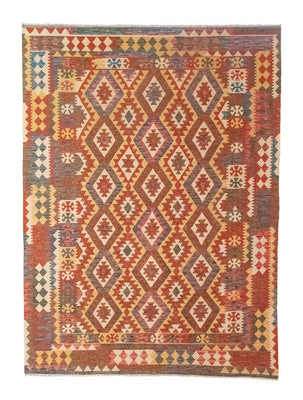 Kelim Rug - Oriental - 287 x 201 cm - brown