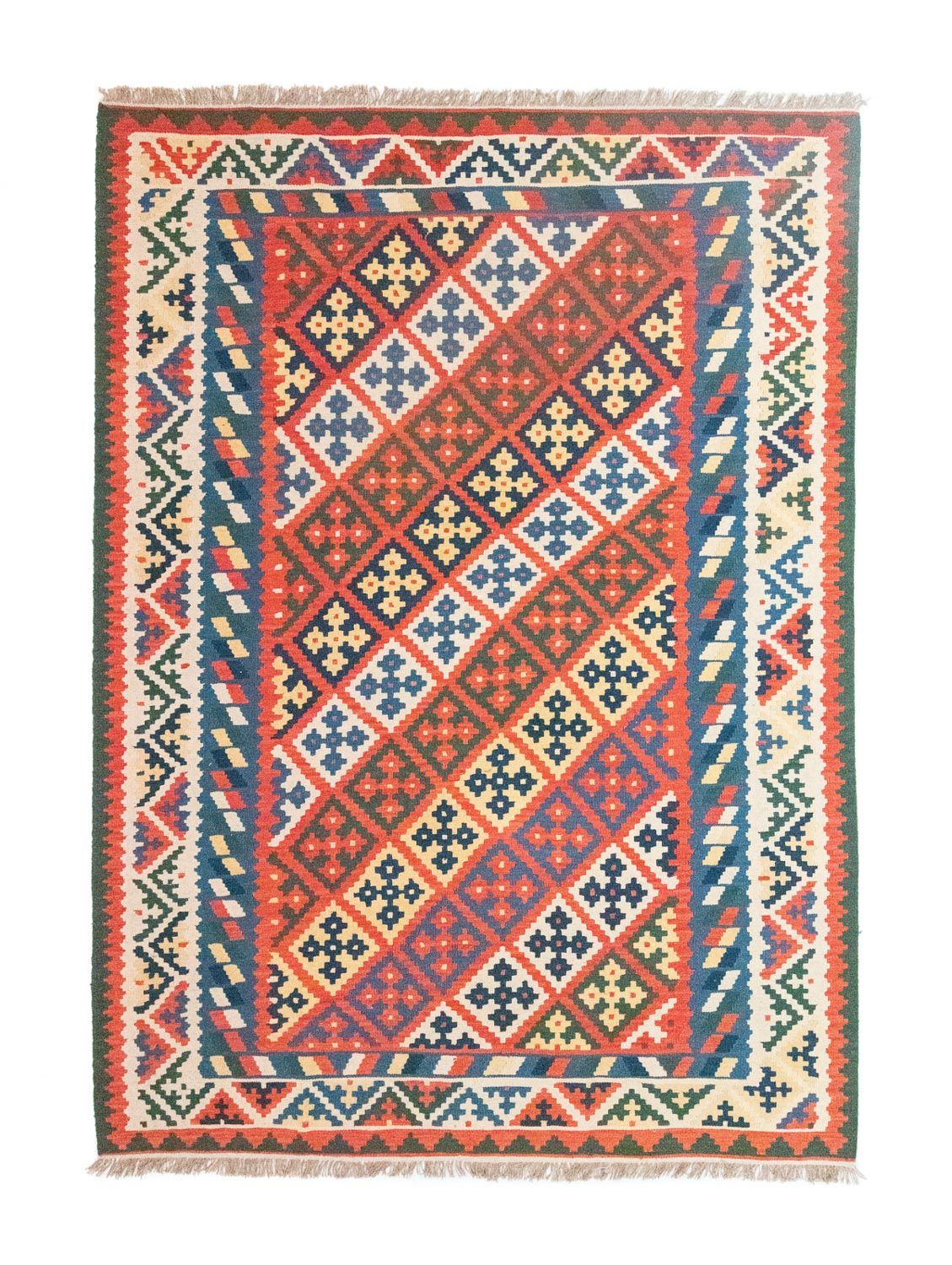 Kelim Rug - Oriental - 300 x 208 cm - orange