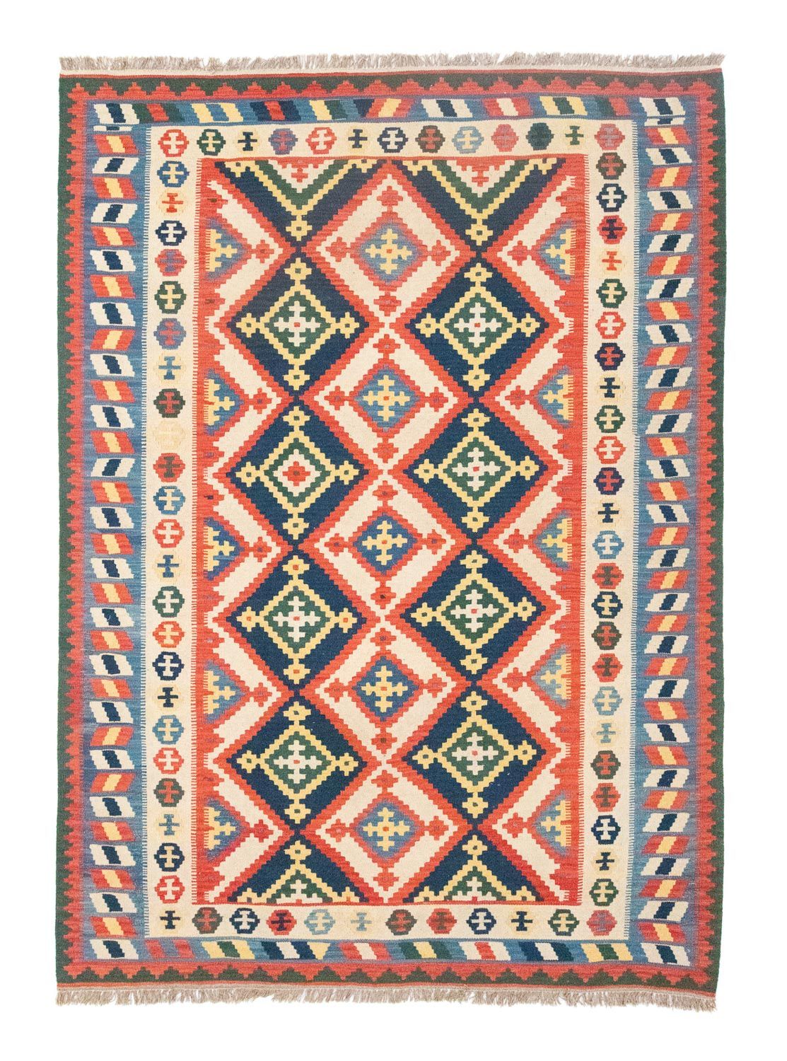 Kelim Rug - Oriental - 300 x 205 cm - orange