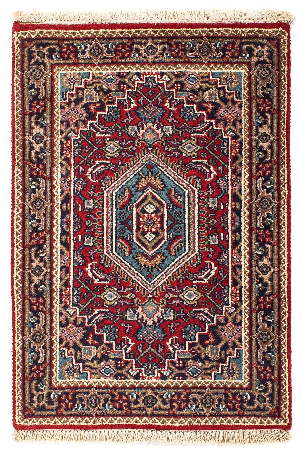 Oriental Rug - Bidjar - Indus - 90 x 60 cm - dark red