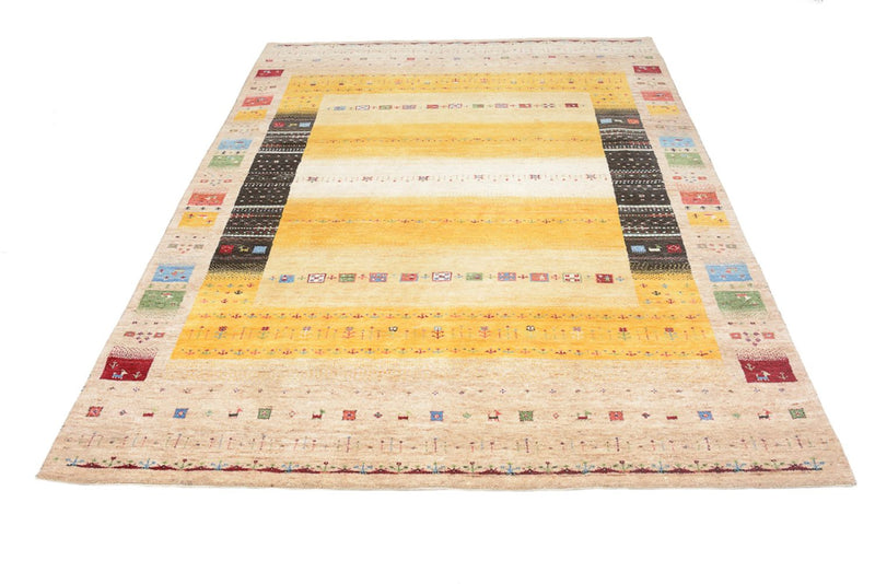 Gabbeh Rug - Loribaft Indus - 245 x 173 cm - multicolored