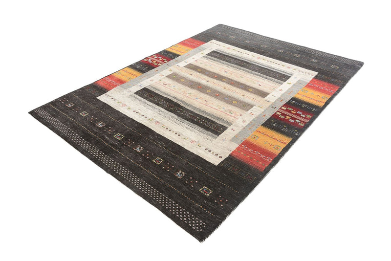 Gabbeh Rug - Loribaft Indus - 241 x 175 cm - multicolored