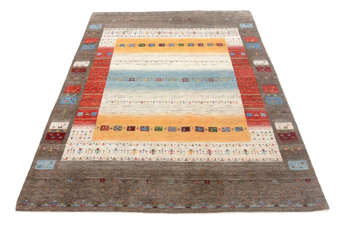 Gabbeh Rug - Loribaft Indus - 203 x 146 cm - multicolored
