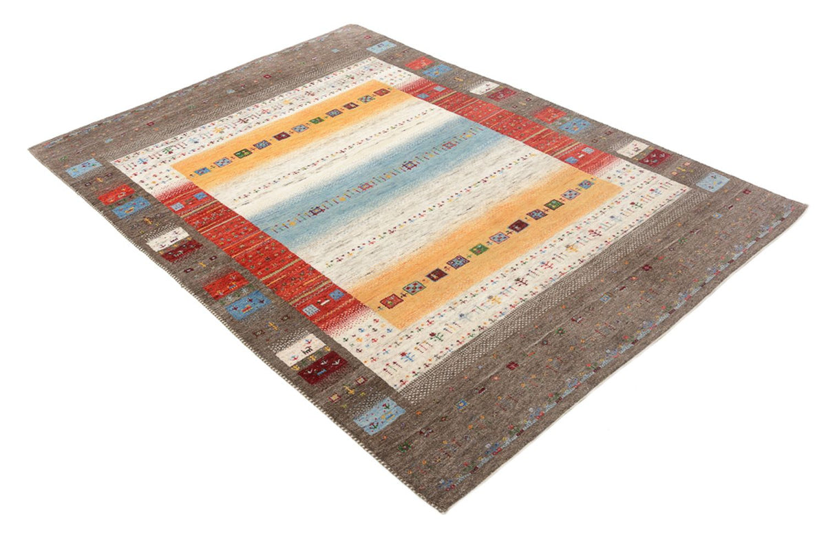 Gabbeh Rug - Loribaft Indus - 203 x 146 cm - multicolored