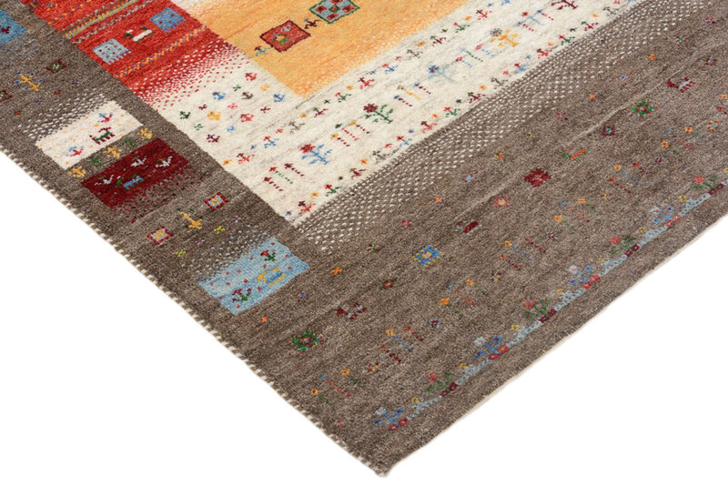 Gabbeh Rug - Loribaft Indus - 203 x 146 cm - multicolored