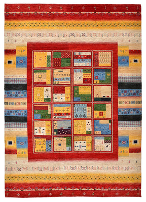 Gabbeh Rug - Loribaft Indus - 236 x 169 cm - multicolored