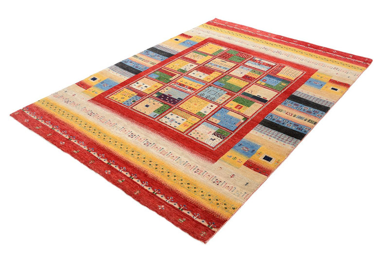 Gabbeh Rug - Loribaft Indus - 236 x 169 cm - multicolored