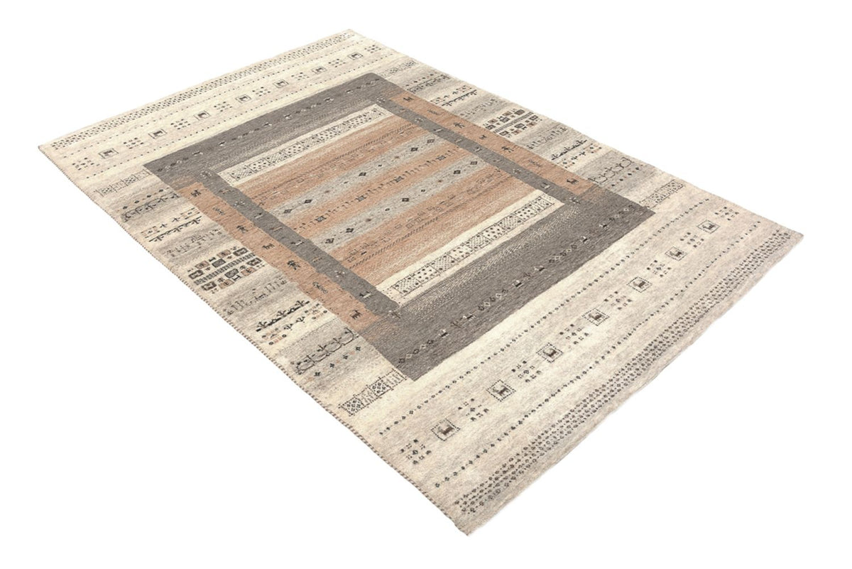 Gabbeh Rug - Loribaft Indus - 302 x 248 cm - dark beige
