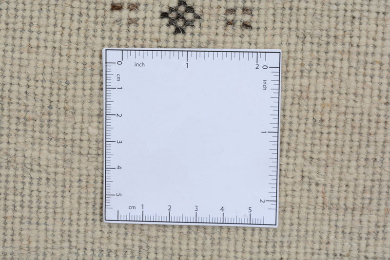 Gabbeh Rug - Loribaft Indus - 302 x 248 cm - dark beige