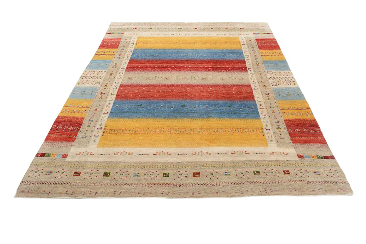 Gabbeh Rug - Loribaft Indus - 236 x 173 cm - multicolored