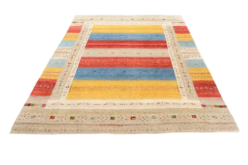 Gabbeh Rug - Loribaft Indus - 236 x 173 cm - multicolored