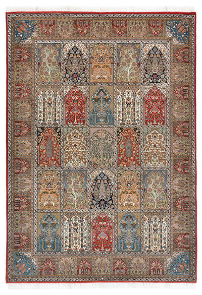 Indo Qom Rug 172x242cm - Oriental Rug