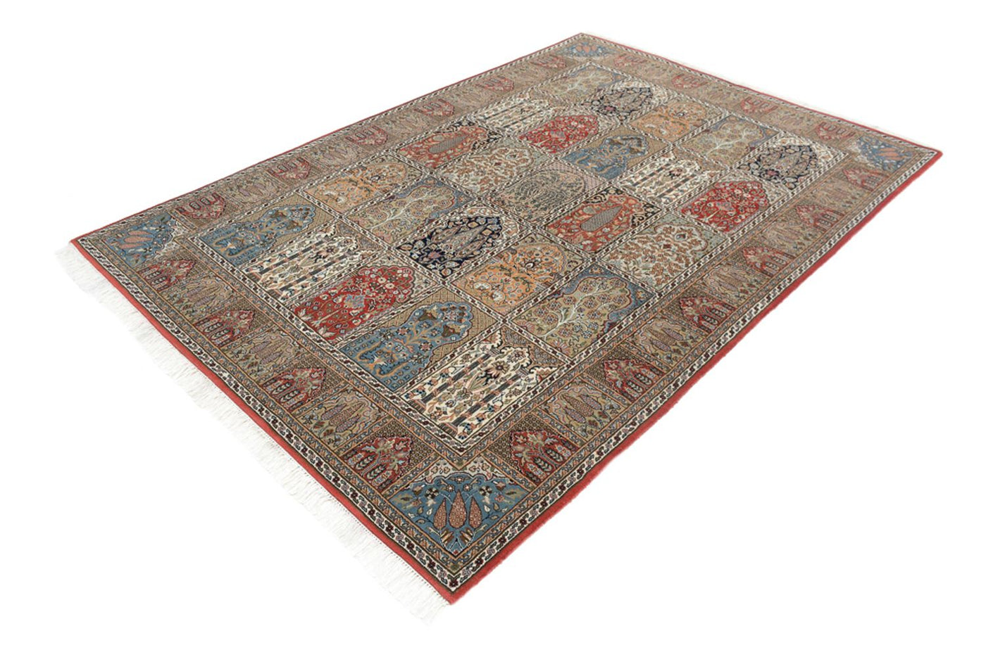 Indo Qom Rug 242x172cm - Oriental Rug