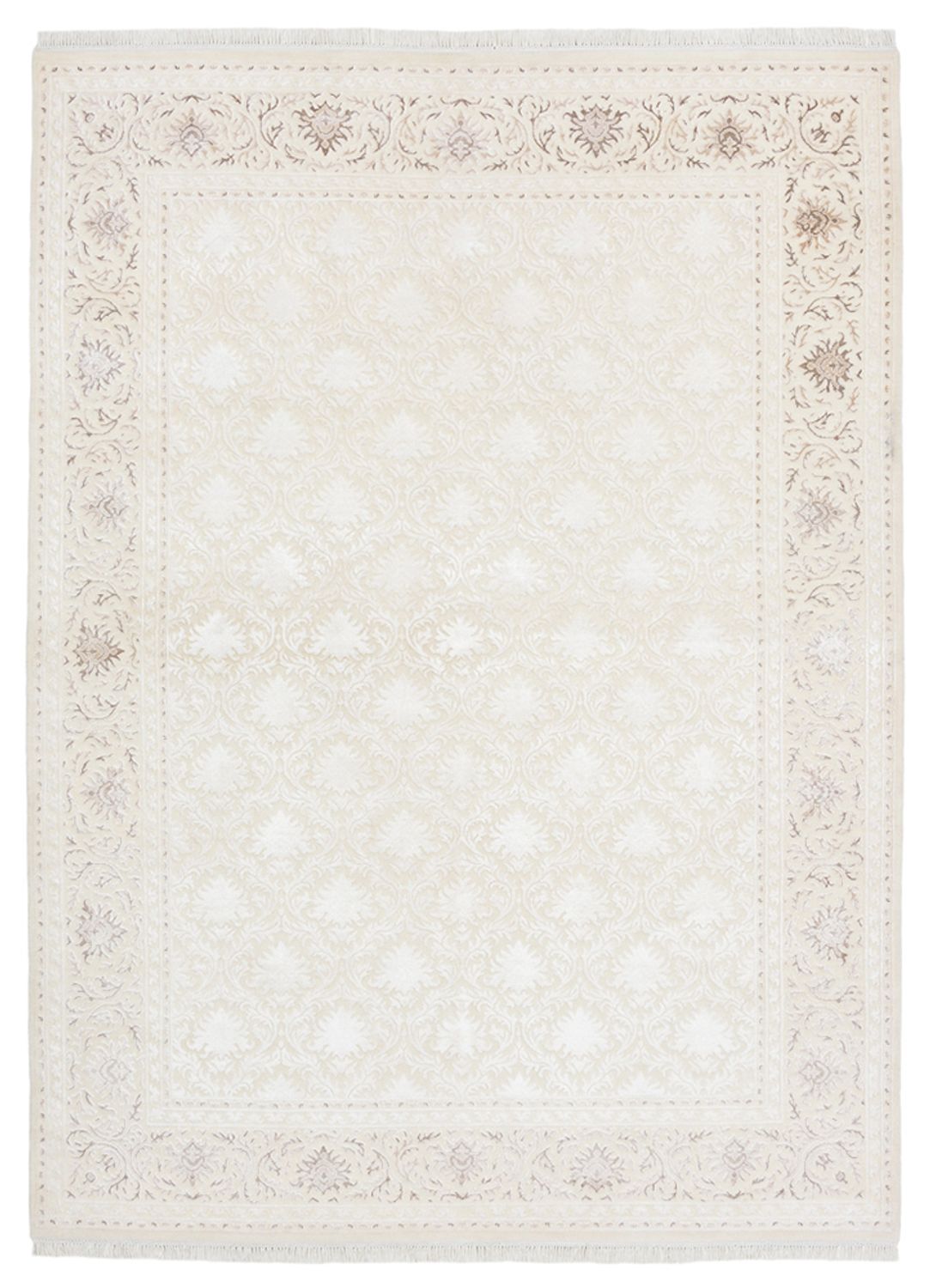 Oriental Rug - 240 x 176 cm - white