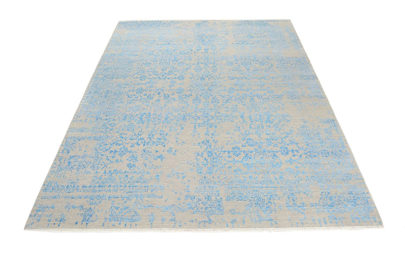 Designer Rug - 289 x 274 cm - light blue