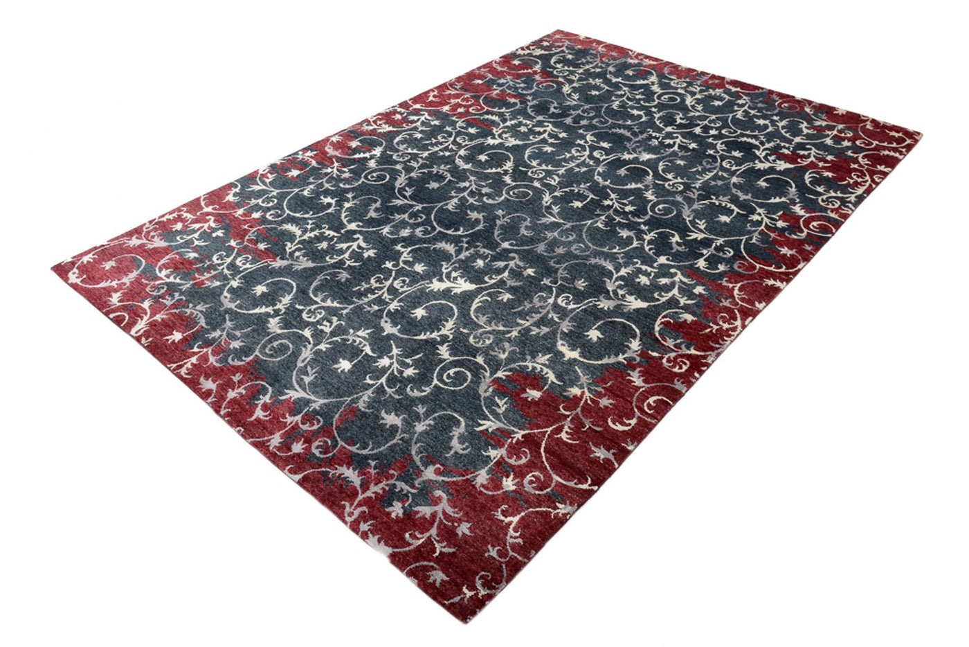 Designer Teppich - 242 x 171 cm - dunkelgrau