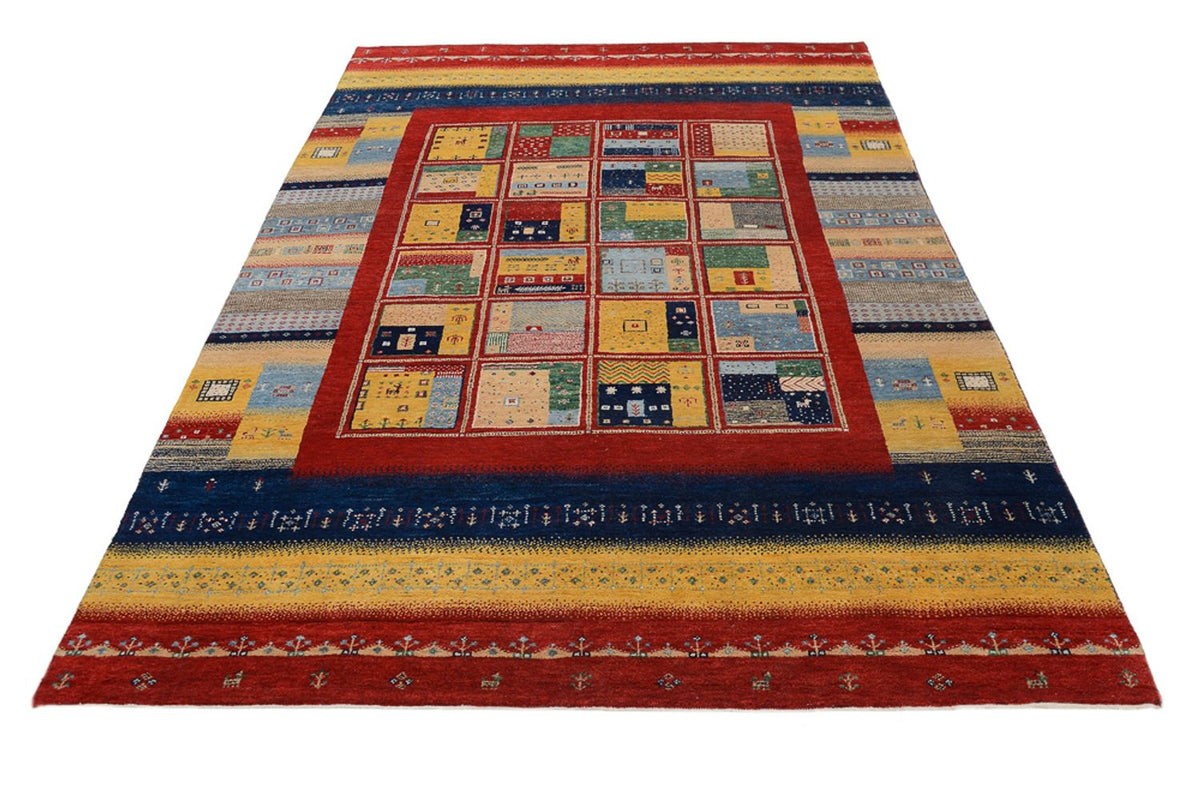 Gabbeh Rug - Loribaft Indus - 240 x 173 cm - multicolored