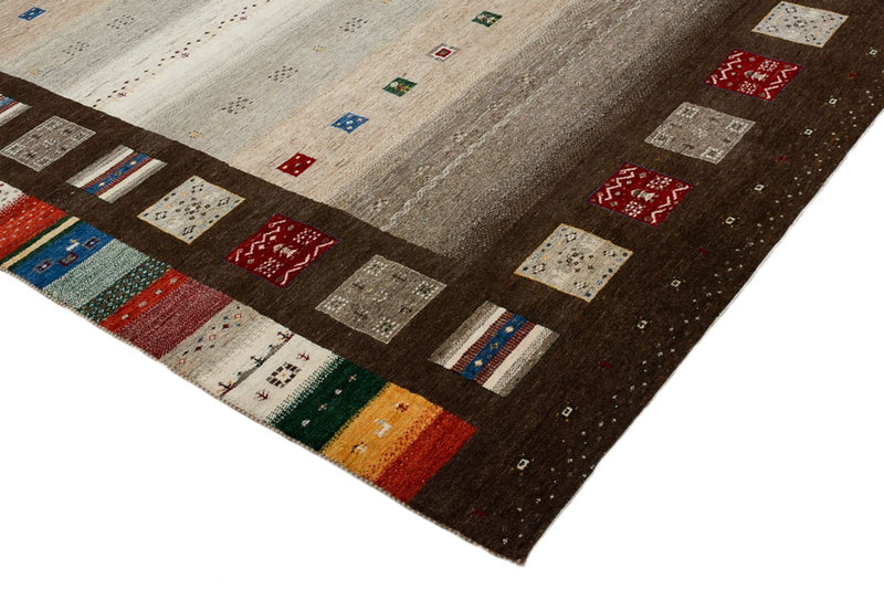 Gabbeh Rug - Loribaft Indus - 308 x 203 cm - multicolored