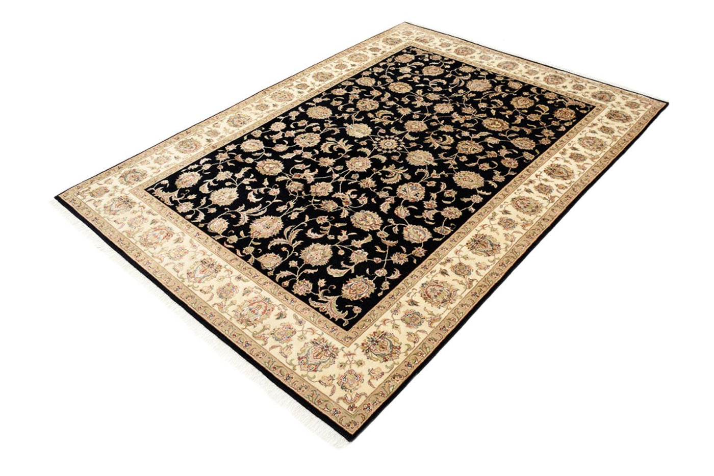 Indo Tabriz Rug 214x155cm - Oriental Rug