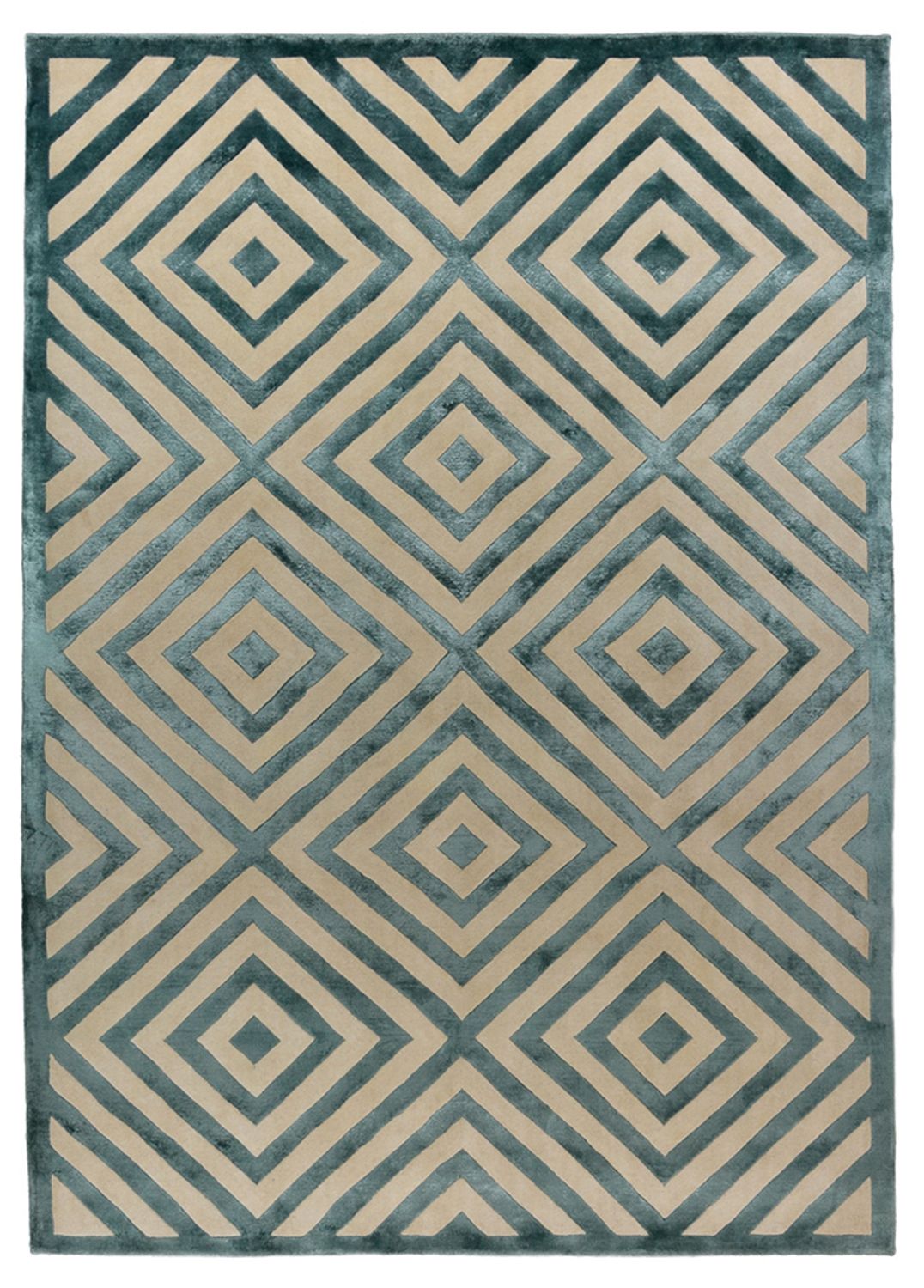 Designer Rug - 237 x 169 cm - multicolored