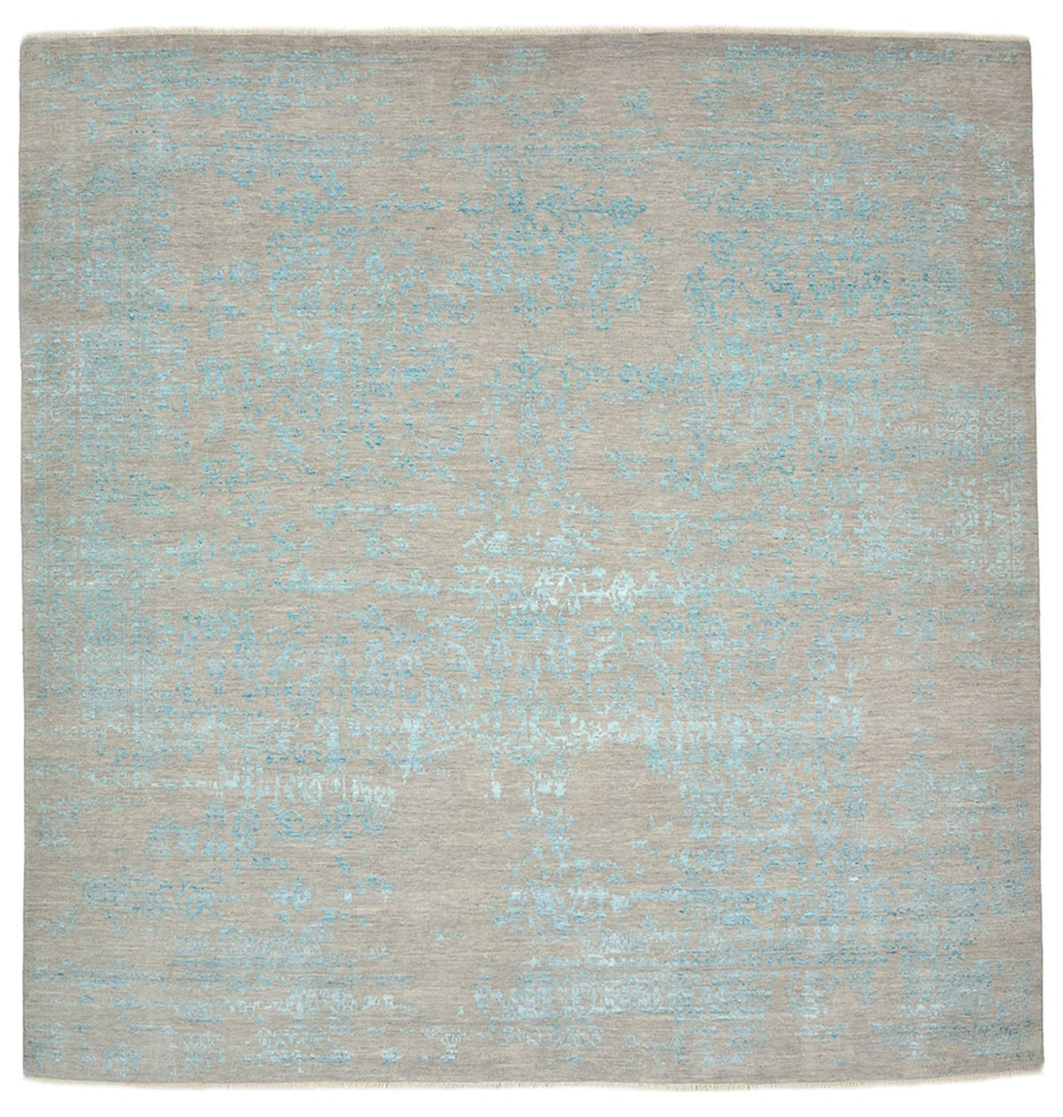 Designer Rug square  - 249 x 249 cm - light blue