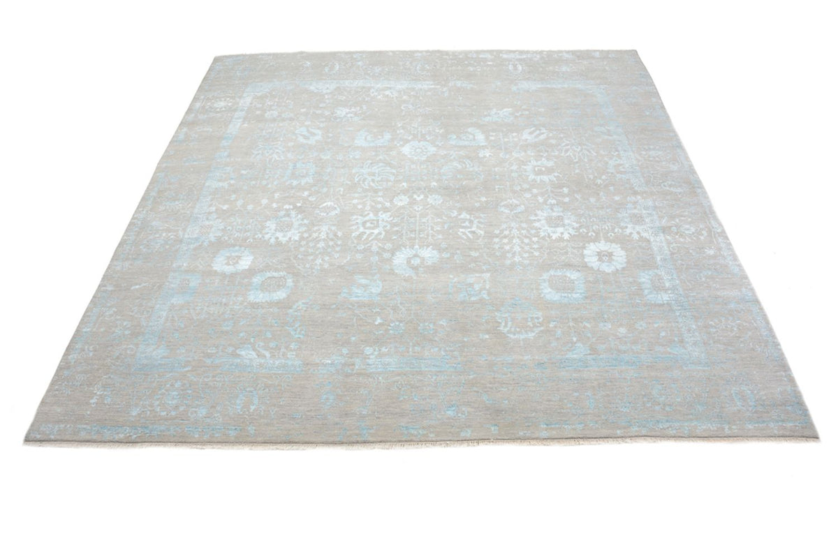 Designer Rug square  - 301 x 301 cm - light blue