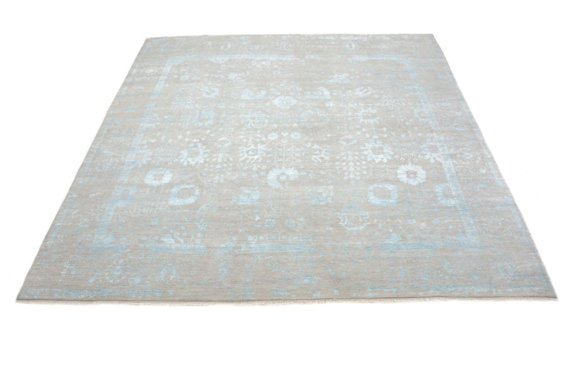 Designer Rug square  - 301 x 301 cm - light blue