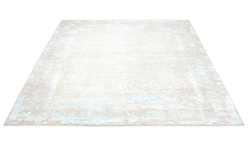 Designer Rug square  - 308 x 303 cm - light blue