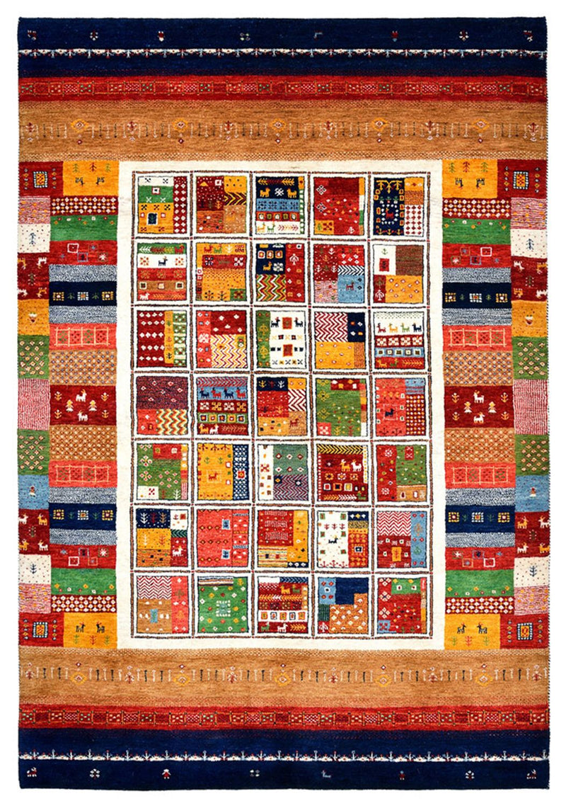 Gabbeh Rug - Loribaft Indus - 245 x 170 cm - multicolored